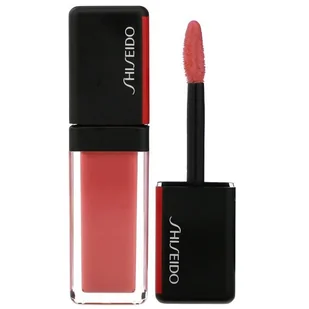 Shiseido, LacquerInk LipShine, pomadka w płynie 312 Electro Peach, 6 ml - Szminki - miniaturka - grafika 1