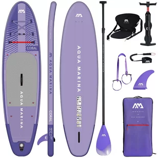Deska SUP Aqua Marina Coral NF 10'2" + SIEDZISKO - Deski SUP i akcesoria - miniaturka - grafika 1