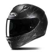 Kaski motocyklowe - Kask Integralny HJC C10 Epik Czarny/ZłotyL - miniaturka - grafika 1