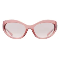 Okulary przeciwsłoneczne - Okulary przeciwsłoneczne 4485 by Versace, 53228z - różowe - jasnobrązowe lustro srebrne grad - miniaturka - grafika 1
