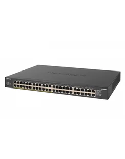 Netgear GS348PP Nie zarządzany Gigabit Ethernet (10/100/1000) Czarny Obsługa PoE, Przełącznik - Switche - miniaturka - grafika 2