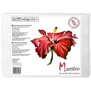 Papier akwarelowy 100% bawełna Maestro - A3 - 400 g - Podobrazia, bloki, papiery - miniaturka - grafika 1