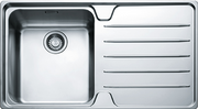 Zlewozmywaki - Franke Zlewozmywak stalowy LSX 611 Jedwab - miniaturka - grafika 1