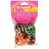 Zabawki dla kotów - Zestaw 4 piłek wielokolorowych ZOLUX - miniaturka - grafika 1