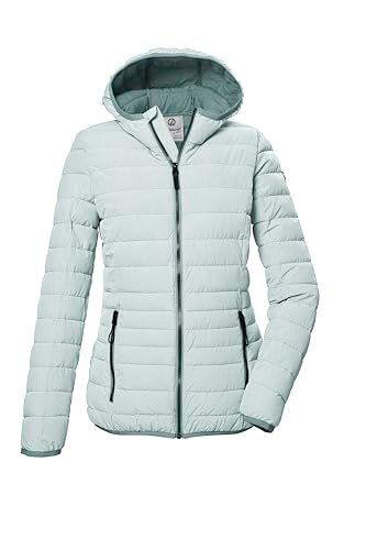 G.I.G.A. DX Damska kurtka pikowana/kurtka przejściowa z kapturem GS 65 WMN QLTD JCKT, light aquaverde, 36, 43050-000