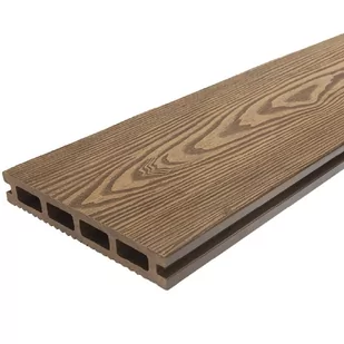 Deska Tarasowa Kompozytowa Bergdeck Ciemny Teak - Podesty i deski tarasowe - miniaturka - grafika 1
