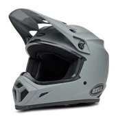 Kaski motocyklowe - Kask Cross Bell MX-9 Mips SzaryXXL - miniaturka - grafika 1