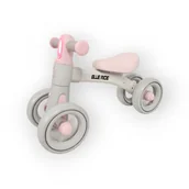 Rowerki biegowe - Rowerek biegowy na roczek Ari jeździk lampka szary różowy - miniaturka - grafika 1