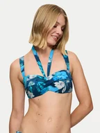 Stroje kąpielowe - Triumph Góra od bikini Summer Fleur 10222298 Niebieski - miniaturka - grafika 1