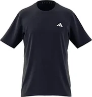 Koszulki męskie - adidas Męski T-shirt (Short Sleeve) Tr-Es Stretch T, Dark Blue/Black/White, IA3901, XL - miniaturka - grafika 1