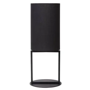 Stołowa lampa z abażurem Herman 30562/81/30 Lucide tuba czarny - Lampy stojące - miniaturka - grafika 1