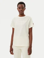 Koszulki i topy damskie - Champion T-Shirt 117650 Écru Slim Fit - miniaturka - grafika 1