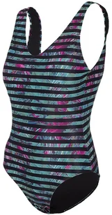 Kostium kąpielowy damski 4F multikolor 1 allover H4L20 KOSP003 91A - 2XL - Stroje kąpielowe - miniaturka - grafika 1