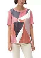 Koszulki i topy damskie - s.Oliver BLACK LABEL T-shirt damski, fioletowy/różowy, 42 - miniaturka - grafika 1