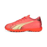Piłka nożna - PUMA Unisex dziecięce Ultra Play Tt Jr buty piłkarskie, Fiery Coral Fizzy Light Puma Black, 20 EU - miniaturka - grafika 1