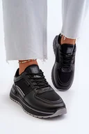 Sneakersy damskie - Sneakersy Damskie Big Star NN274A090 Czarne-37 - miniaturka - grafika 1