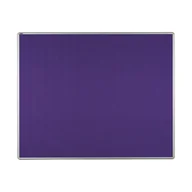 Tablice i flipcharty - ekoTAB Tablica tekstylna ekoTAB w aluminiowej ramie, 150x120 cm, fioletowa 535115 - miniaturka - grafika 1
