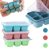 Akcesoria do lodu - FOREMKA DO LODU ZESTAW FOREMEK 3 x 6 kostek LÓD - miniaturka - grafika 1