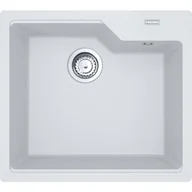 Zlewozmywaki - Franke Urban UBG 610-50 GSC Zlewozmywak granitowy jednokomorowy 56x50 cm biały polarny 114.0687.258 - miniaturka - grafika 1