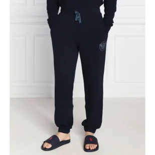 Emporio Armani Spodnie dresowe | Regular Fit - Dresy męskie - miniaturka - grafika 1