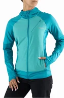Kurtki i kamizelki sportowe damskie - Bluza techniczna damska Viking Dimaro 7000 turkusowy - miniaturka - grafika 1