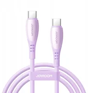 Kable USB - Kabel USB Joyroom Kabel Joyroom S-A59 Vibrant Series 60W USB-C - USB-C 1,2m - fioletowy - miniaturka - grafika 1