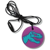 Gryzaki dla dzieci - BABY&TRAVEL Jellystone Designs Gryzak terapeutyczny Dinozaur fioletowy, 1szt. - miniaturka - grafika 1