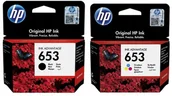 Tusze oryginalne - Tusze Oryginalne Hp 653 Czarny + Kolor - miniaturka - grafika 1