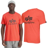 Odzież taktyczna i umundurowanie - Koszulka Alpha Industries Basic 100501 711 - Czerwona - miniaturka - grafika 1