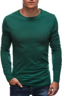 Bluzy męskie - Ombre bluza męska basic z długim rękawem wykonana w 100% z bawełny S-XXL L148, zielony M - miniaturka - grafika 1