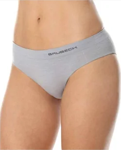 Brubeck HI10070 Biodr�wki damskie COMFORT WOOL popielaty L - Bielizna sportowa damska - miniaturka - grafika 1