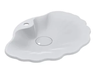 Miraggio Bali Umywalka nablatowa 61,8x46 cm biały mat 0002463 - Umywalki - miniaturka - grafika 1