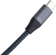Kable USB - PREMIUMCORD Nabíjecí kabel USB-C, 2xUSB-C na USB-C, 100W, 1m, černá - miniaturka - grafika 1