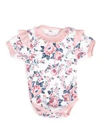 Body dla niemowląt - Niemowlęce body w kwiatowy wzór jasnoróżowe Tup Tup - miniaturka - grafika 1