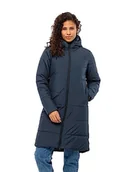 Płaszcze damskie - Jack Wolfskin Deutzer płaszcz damski, niebieski (Night Blue), S - miniaturka - grafika 1