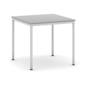 Stoły - B2B Partner Stoły kuchenne - kwadratowe nogi, jasnoszara konstrukcja 555206 - miniaturka - grafika 1