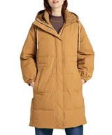 Kurtki damskie - Lee Long Puffer Damska Kurtka Parka Tobacco Brown L56Ixwsz-S - miniaturka - grafika 1