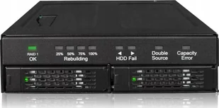 Kieszeń Icy Dock Icy Dock MB902SPR-B R1, drive enclosure black - Obudowy i kieszenie na dyski twarde - miniaturka - grafika 1
