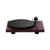 Gramofony - Pro-Ject DEBUT EVO 2 gramofon z wkładką (ciemnoczerwony satynowy) - miniaturka - grafika 1