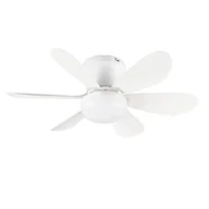 Lampy sufitowe - Lampowentylator sufitowy LUND R67462131 LED 8W 2700-6500K biały - miniaturka - grafika 1