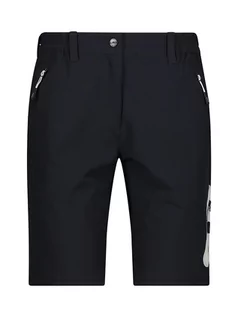 Spodnie sportowe damskie - CMP Bermudy funkcyjne w kolorze czarnym - grafika 1