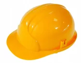 Odzież robocza - Kask Ochronny Żółty Atestowany - miniaturka - grafika 1