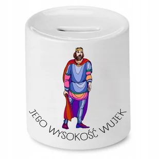 SKARBONKA DLA WUJKA JEGO WYSOKOŚĆ WUJEK PREZENT z Nadrukiem ze Zdjęciem - Skarbonki - miniaturka - grafika 1