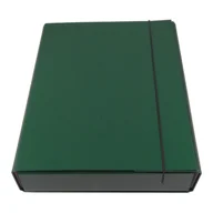 Teczki i skoroszyty - Teczka box z gumką zielona - Ziemia Obiecana - miniaturka - grafika 1