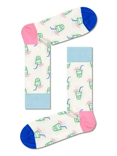 Happy Socks Skarpety w kolorze białym ze wzorem - Skarpetki męskie - miniaturka - grafika 1