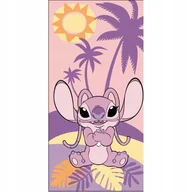Okrycia kąpielowe dla dzieci - Ręcznik kąpielowy plażowy Stich szybkoschnący Angel Andzia Stitch 70x140 - miniaturka - grafika 1