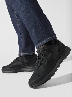 Timberland Sneakersy Euro Trekker Low F/L TB0A67KM0151 Czarny - Sneakersy męskie - miniaturka - grafika 1