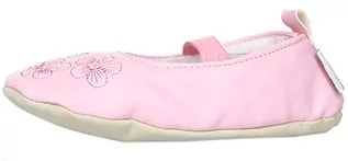 Buty dla dziewczynek - Playshoes Buty gimnastyczne, baletowe kwiaty 208751 dziewczęce buty gimnastyczne, różowy - różowy - 24/25 EU - grafika 1