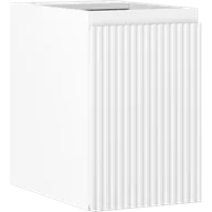 Szafki łazienkowe - Mexen Rivel szafka łazienkowa podumywalkowa 30 cm, 1 drzwi, ryflowana, biała mat - 91A21-03047-1-BF01 - miniaturka - grafika 1