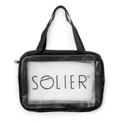 Kosmetyczki, organizery i kuferki - Przezroczysta Kosmetyczka SOLIER Podróżna L - miniaturka - grafika 1